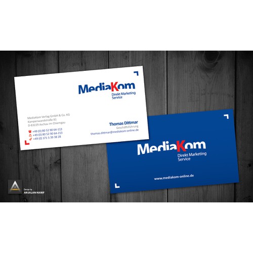 New Business Card Design needed for lettershop