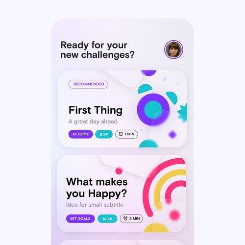 Psychology backed challenges app