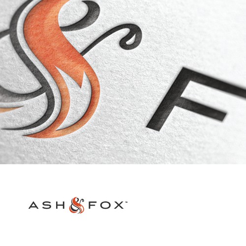 Logo and Business Card for Ash & Fox