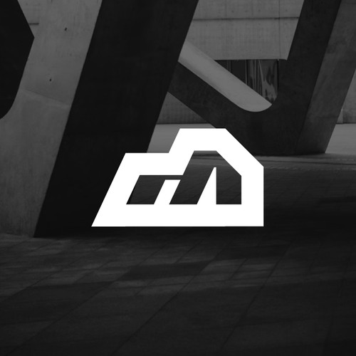 Minimal Letter M Logo Design Concept