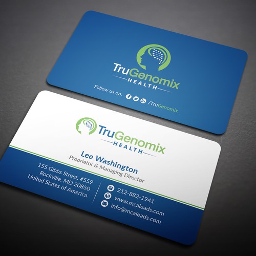 Round Edge Business Card