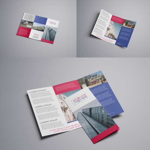 Logo and Brochure for Brokerage Firm helping New York City residents move after Covid-19