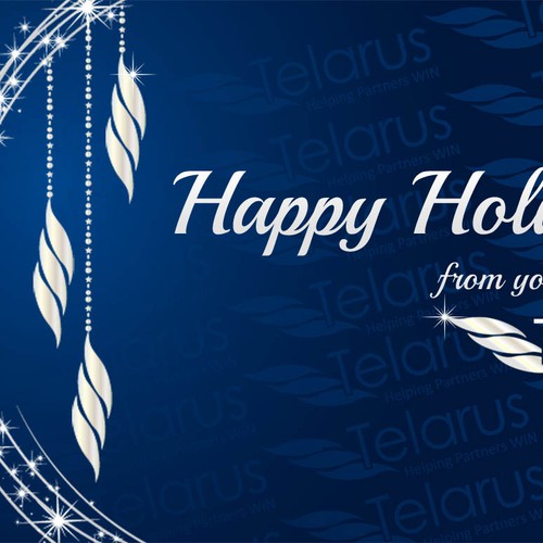 Help us dress up the holiday season with a personalized holiday card for our partners.