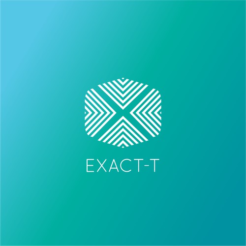 Geometric logo for tech startup