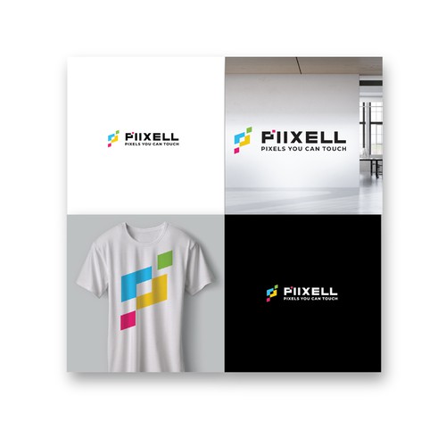 Colorful logo for design agency