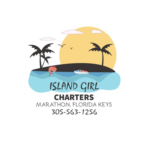 Concept for Island Girl Charters