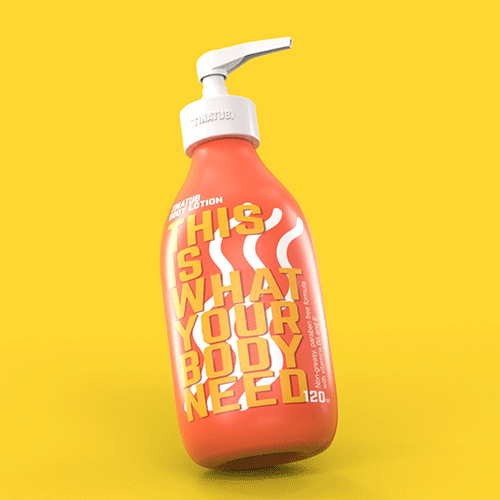 Bold Vibrant Bottle Design