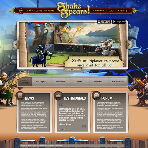 Game site design