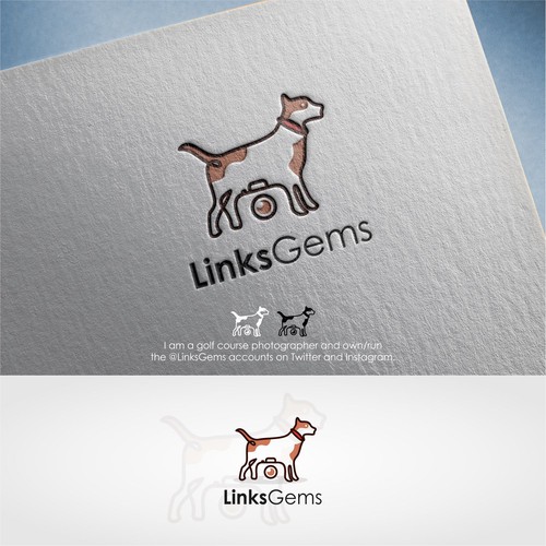 Photography and dog logo design