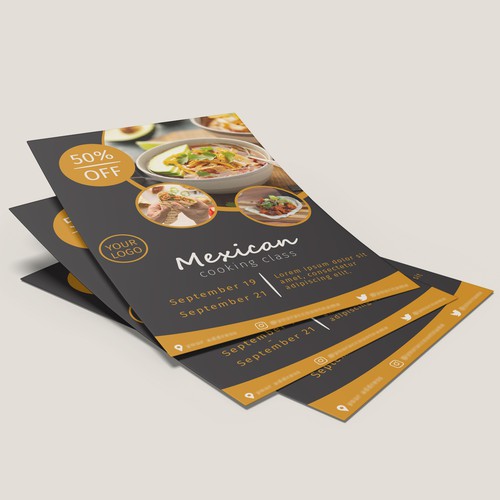 Flyer Design for a Cooking Class