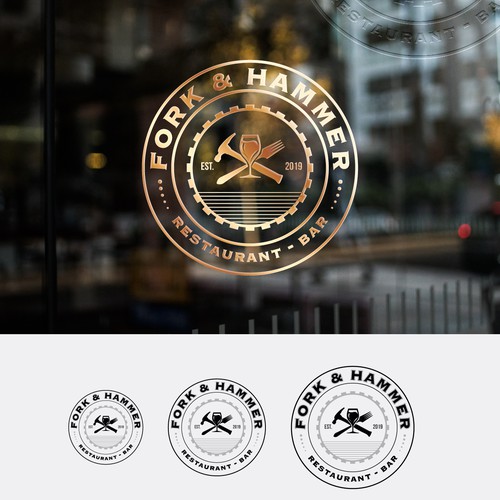 Fork and Hammer Logo