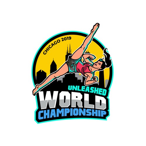Logo concept for a martial art event
