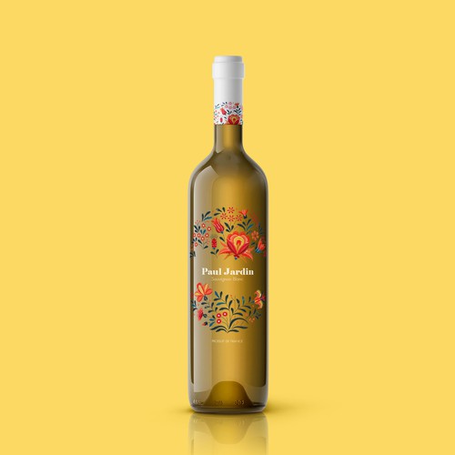 Transparent Wine Label