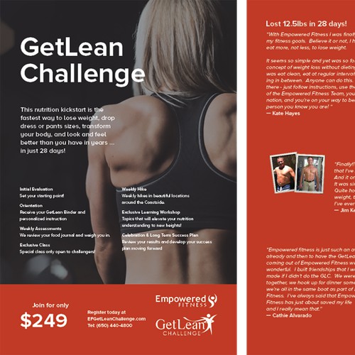 GetLean Challenge Flyer
