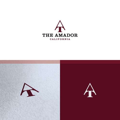 Luxury logo for The Amador