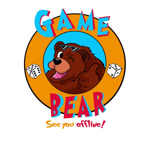 Playful logo for board games