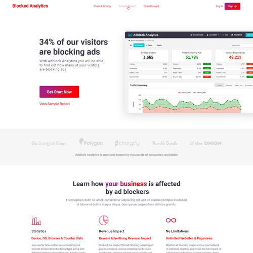 Blocked Analytics - Website
