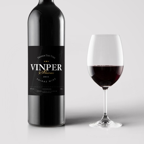 Label Design for Australian Fine Wine "Helanda - Vinper Wine"