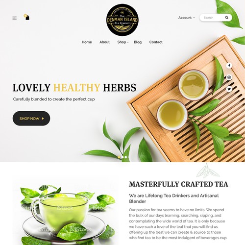 Health website design