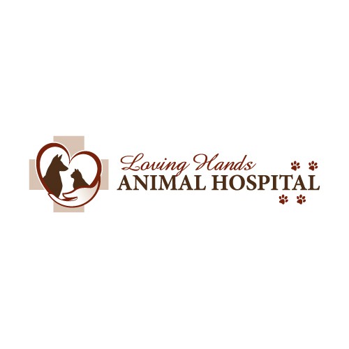 complex and elegant animal hospital logo