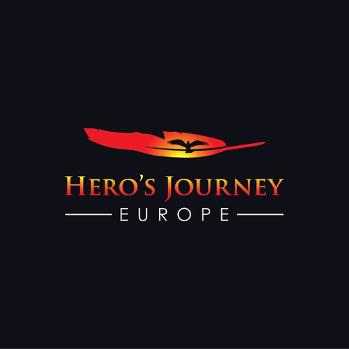 Inspirierendes Logo für Heldenreisen- Organisation