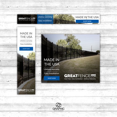 Great Fence ad set