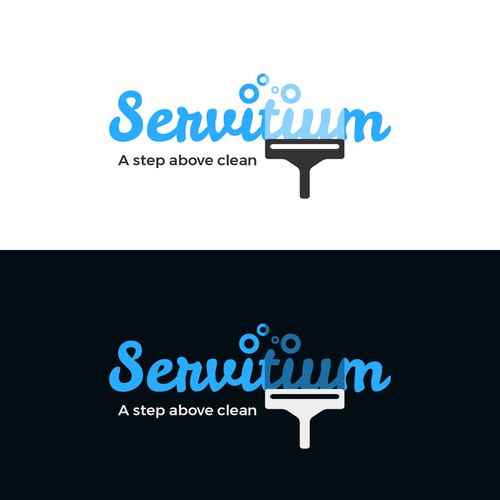 Logo for a cleaning company