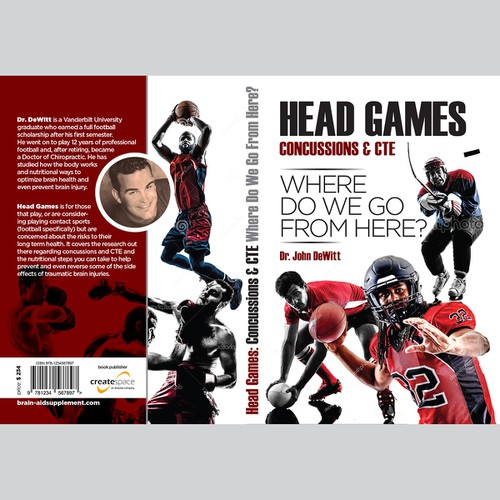 Cover for book "HEAD GAMES - Concussions & CTE"