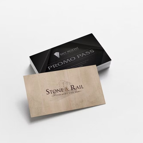 Sky Room and Stone & Rail Business Card