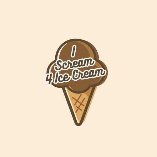 Fun illustration for Ice Cream Shop