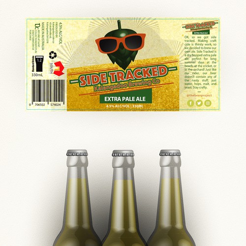 label beer bottle