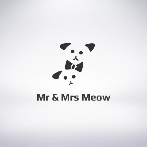 couple cats logo