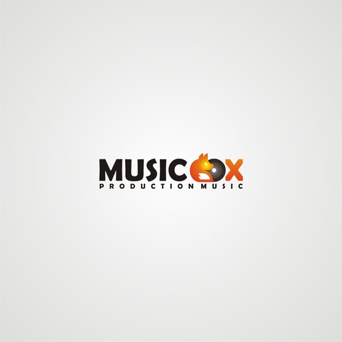 concept logo for musicfox