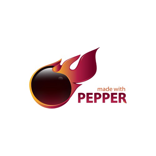 Create a hot and spicy logo for Tech Company - Made with Pepper