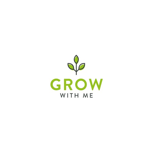 Grow with me logo concept