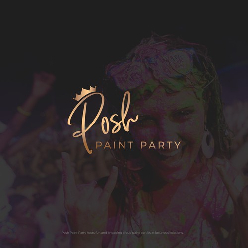 Logo Posh Paint Party