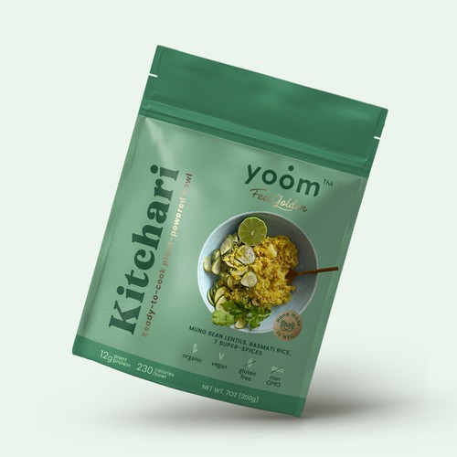 Packaging design for vegan meal