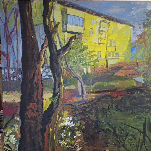 Acrylic painting