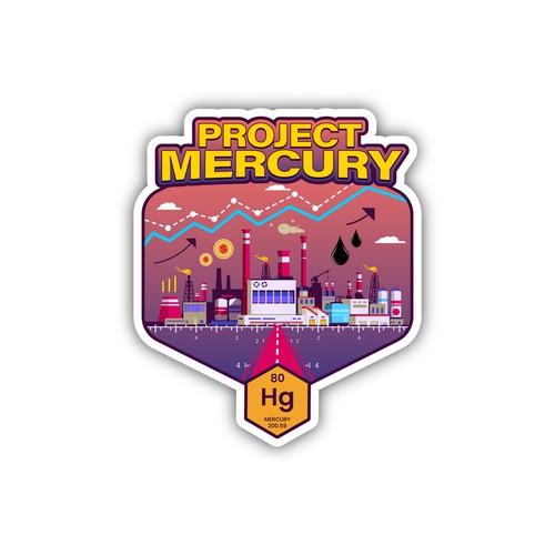 Project Mercury Sticker Design