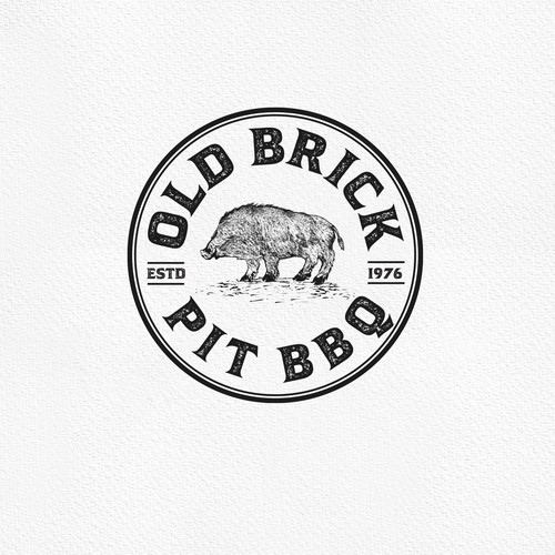Logo Concept for Old Brick Pit BBQ