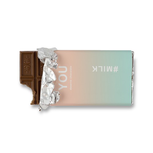 Two Colour Gradient Chocolate Design