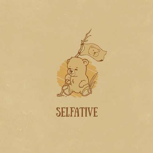 Selfative logo design concept