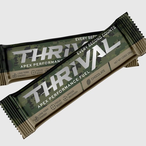 Thrival – Apex Performance Fuel Packaging Design