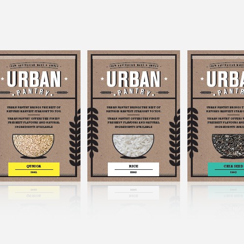 Natural Food Product - Packaging design.