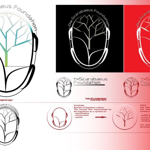 Designing a groundbreaking ancient Egyptian-inspired foundation image