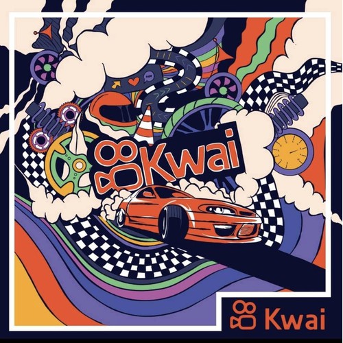 Kwai app Graffiti for car park drifting event