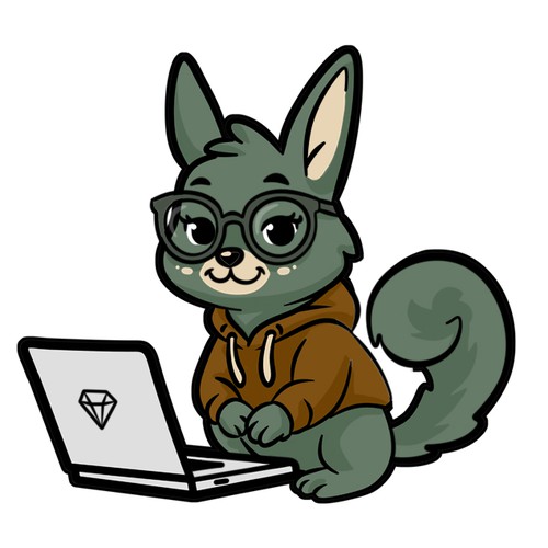 Mountain-Viscacha as a mascot for an IT Start-up