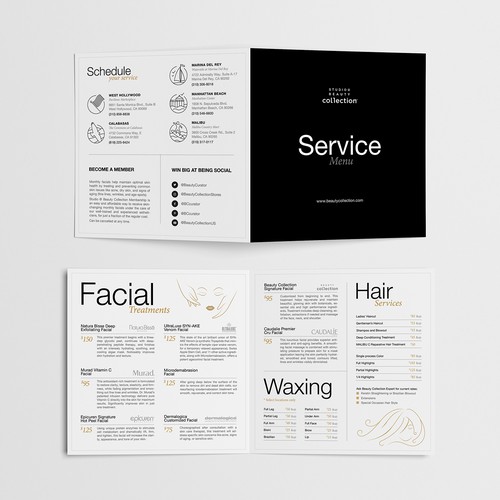 Prestige looking brochure for Studio