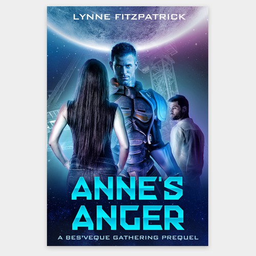 A fun sci fi romance cover 