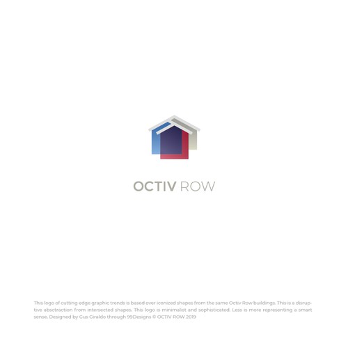 Octiv Row Logo Design